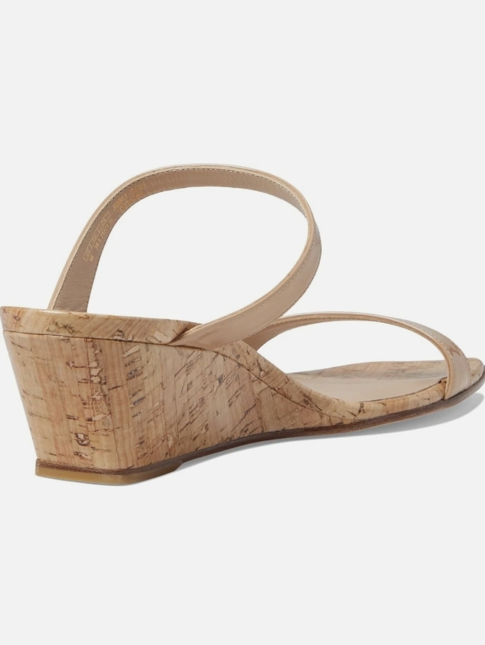STUART WEITZMAN Womens Beige Cork Double Band Aleena Wedge Sandal 7 B MSRP $395 - Picture 4 of 16